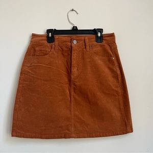 Market & Spruce Adalee Corduroy Skirt | Burnt Orange | Size 4